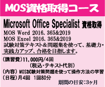 MOS検受験対策